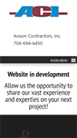 Mobile Screenshot of ansoncontractorsinc.com